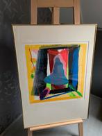 Zeefdruk in lijst van Rob Kars, Antiek en Kunst, Kunst | Litho's en Zeefdrukken, Ophalen of Verzenden