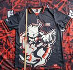 Thunderdome Soccershirt Die Hard Hardcore, Verzenden, Zwart, Overige maten, Voetbal