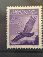 Vogel, Liechtenstein 1935 met plakker, Ophalen of Verzenden, Postfris, Dier of Natuur