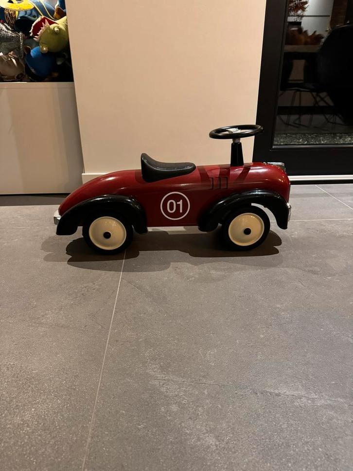 Baghera Speedster Loopauto - Donkerrood/Zwart, Kinderen en Baby's, Speelgoed | Buiten | Voertuigen en Loopfietsen, Gebruikt, Loopvoertuig