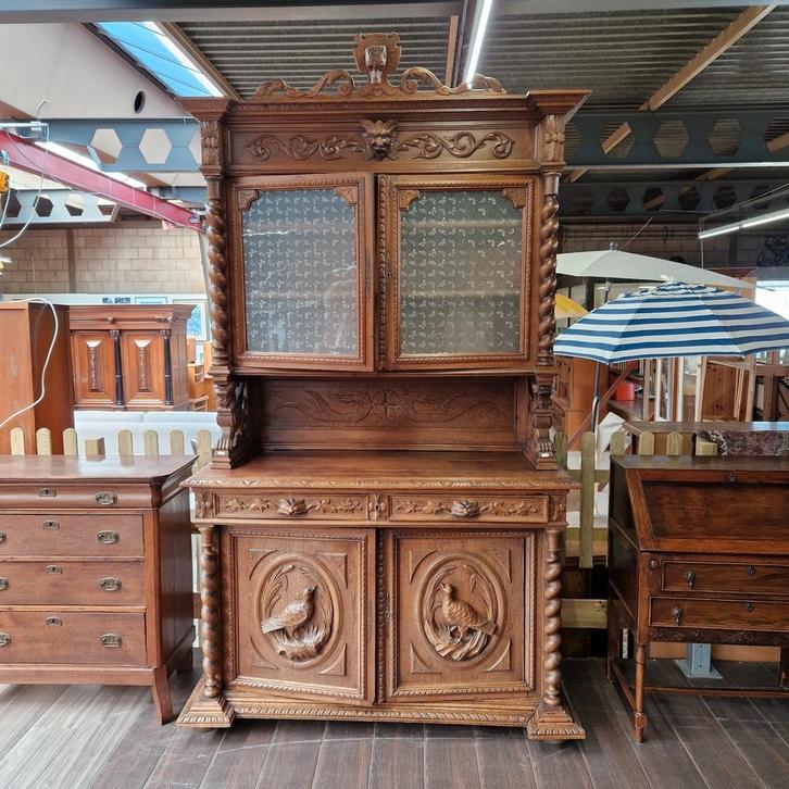 Antieke wandkast, Antiek en Kunst, Antiek | Meubels | Kasten, Ophalen