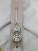 Grote oude zilveren glazen piek - kerst, Diversen, Kerst, Ophalen of Verzenden, Gebruikt