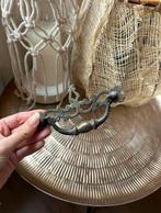Brocante handgreep van messing - vintage, Antiek en Kunst, Ophalen of Verzenden
