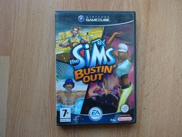 GameCube The Sims Bustin' Out , Nintendo GC Game beschikbaar voor biedingen
