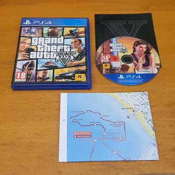 PS4 | Grand Theft Auto V met POSTER | GTA V | GTA FIVE beschikbaar voor biedingen