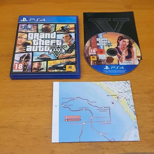 PS4 | Grand Theft Auto V met POSTER | GTA V | GTA FIVE, Spelcomputers en Games, Games | Sony PlayStation 4, Gebruikt, Avontuur en Actie