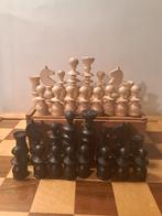 Régence schaakspel en schaakbord, Ophalen of Verzenden, Zo goed als nieuw