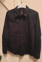 Mooie Kerstbloes blouse sjiek stoer 122/128 zwart rood wit, Ophalen, Overhemd of Blouse, Zo goed als nieuw, Jongen