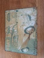 Vintage Fiat 500 Emaille Reclamebord, Ophalen