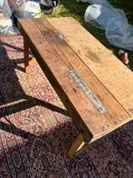 Vintage Inklapbare Houten Salontafel, Ophalen