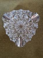 Kristallen asbak met 3 zilveren leggers, Ophalen of Verzenden