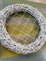 Grote Witte Krans - 80cm, Huis en Inrichting, Ophalen of Verzenden, Gebruikt