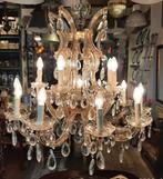 Echte oude kroonluchter type Maria Theresa mooie grote lamp, Ophalen