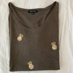 BeOne top met gouden lovertjes, Verzenden, Zo goed als nieuw, Korte mouw, Maat 36 (S)