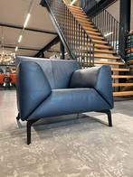 Nieuw Jori Pacific Fauteuil Blauw leer Design stoel Bank, Ophalen of Verzenden, Nieuw, Leer