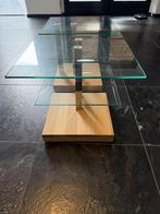 Leuke glazen bijzettafels, Minder dan 55 cm, Gebruikt, Rond, Glas