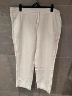 Doris streich linnen broek maat 52, Verzenden, Zo goed als nieuw, Broek of Spijkerbroek, Wit