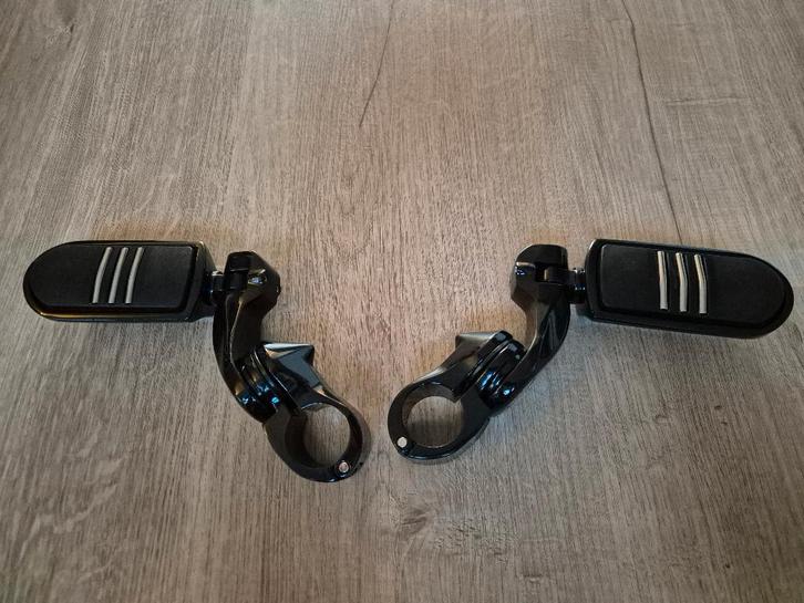 Highway voetsteunen pegs snelweg roadster steunen zwart, Motoren, Tuning en Styling, Ophalen of Verzenden