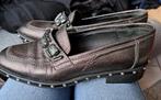 Kanna donker zilver kleurige mocassins zool + studs 39 43885, Kleding | Dames, Schoenen, ., Instappers, Kanna, Ophalen of Verzenden