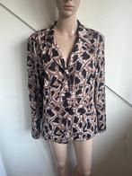 Triple Nine travelstof blazer maat 44 xxl bruin zwart print, Triple Nine, Bruin, Maat 42/44 (L), Ophalen of Verzenden