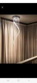 Vide lamp met kristallen bollen / Kroonluchter, Huis en Inrichting, Lampen | Kroonluchters, Zo goed als nieuw, Ophalen