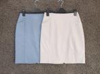 Beige kokerrok mt 36, Kleding | Dames, Rokken, Beige, Ophalen of Verzenden, Zo goed als nieuw, Knielengte