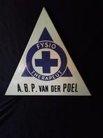 Mooi Emaille Fysio bord, Ophalen of Verzenden
