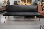 Luxe eetkamerbank VIDAR Jess Design metaal koper leer zwart, Huis en Inrichting, Stoelen, Ophalen, Zwart, Zo goed als nieuw, Metaal