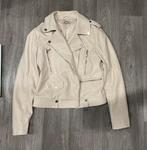 Off white leerlook biker jasje Morgan, Ophalen of Verzenden, Zo goed als nieuw, Maat 38/40 (M), Wit