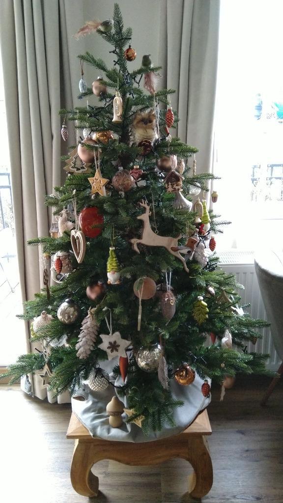 Kunstkerstboom Frasier h140 Groen Black Box, Diversen, Kerst, Zo goed als nieuw, Ophalen