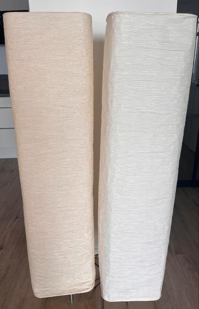 2 IKEA Staande Lampen - Goed Licht!, Huis en Inrichting, Lampen | Vloerlampen, Gebruikt, 100 tot 150 cm, Stof, Ophalen