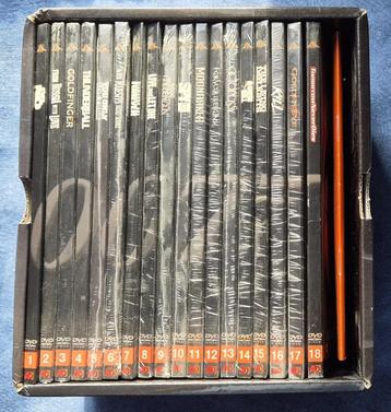 007James Bond - DVD collectie 1 t/m 18 (AD collectie J.BOND) beschikbaar voor biedingen