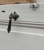 Handvat deur antiek klassiek deurbeslag koper hoorn messing, Ophalen, Glas, Gebruikt, Binnendeur
