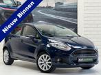 Ford Fiesta 1.0 EcoBoost Titanium 5 Deurs 125 PK / Airco / 1, Auto's, Voorwielaandrijving, Gebruikt, Blauw, 23 km/l