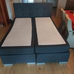 Fijne Boxspring Antraciet 160/200, Ophalen, Gebruikt, Tweepersoons, 200 cm