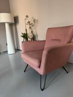 Oud roze fauteuil 2x, Ophalen, 75 tot 100 cm, Zo goed als nieuw, Stof