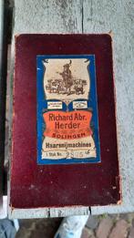 Richard Abr Herder Solingen haarsnijmachine 1957, Antiek en Kunst, Antiek | Gereedschap en Instrumenten, Ophalen of Verzenden