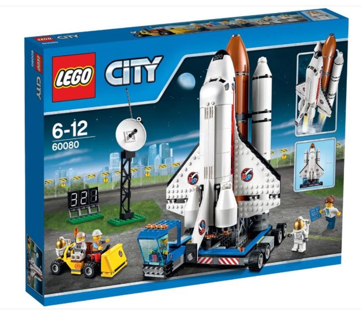 LEGO City 60080 Spaceshuttle met lanceerbasis. volledig, Kinderen en Baby's, Speelgoed | Duplo en Lego, Zo goed als nieuw, Ophalen of Verzenden