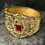 18 karaat armband Marokkaans model natuur stenen
