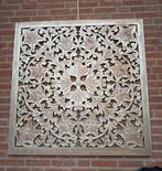 Houten wand versiering Mandela, Ophalen, Zo goed als nieuw