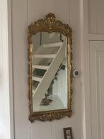 Prachtige gouden spiegel, antiek, Huis en Inrichting, Woonaccessoires | Spiegels, Ophalen, Gebruikt, 100 tot 150 cm, Rechthoekig