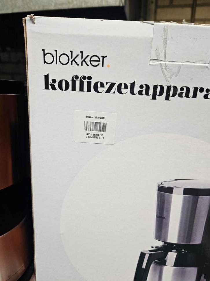 Blokker Koffiezetapparaat - Zo goed als nieuw!, Witgoed en Apparatuur, Koffiezetapparaten, Zo goed als nieuw, Gemalen koffie, Koffiemachine