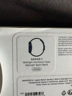Apple Watch Series 7 45mm - Zo goed als nieuw, Sieraden, Tassen en Uiterlijk, Smartwatches, Ophalen, Hartslag, Zwart, IOS