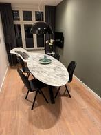 Keramische eettafel Calacatta - ovaal - 245x90, Ophalen, 200 cm of meer, 50 tot 100 cm, Zo goed als nieuw