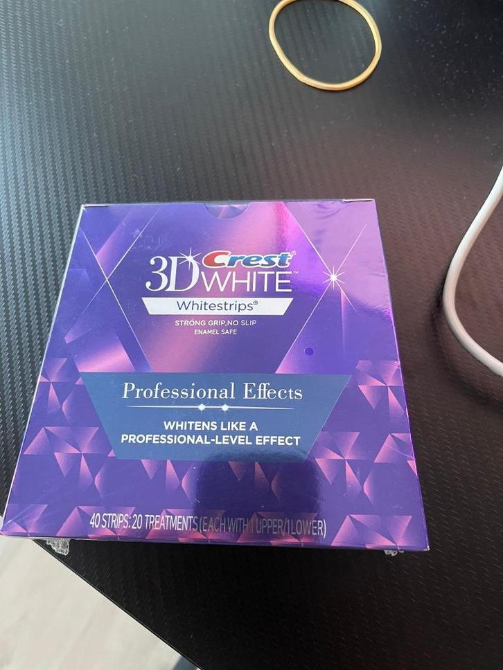 3D Whitening Strips van Crest 20 Strips, Nieuw Geseald Dicht, Sieraden, Tassen en Uiterlijk, Uiterlijk | Mondverzorging, Nieuw