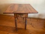 Schitterende Hangoortafel Klaptafel Sidetable noten Frans, Ophalen