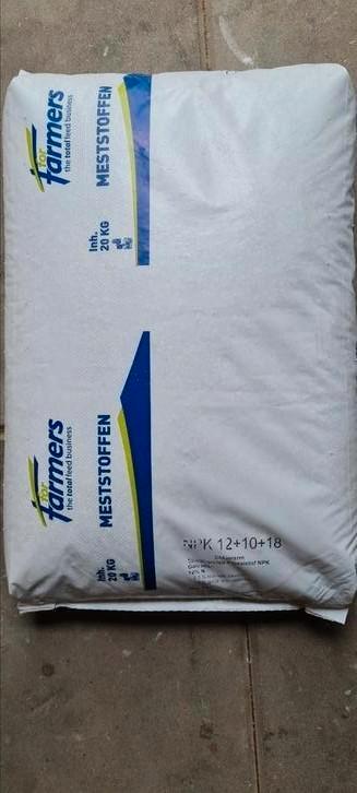 NPK 12-10-18 20kg, Tuin en Terras, Aarde en Mest, Kunstmest, Verzenden