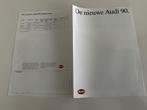 Folder Audi 90   2.3 E   Quattro.   5/87, Ophalen of Verzenden, Gelezen, Audi
