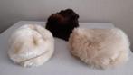 Vintage 3 leuke  oude bontmutsen, Vintage, Ophalen of Verzenden, Gedragen, Muts