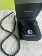 Northskull Zwarte Kralen Ketting Heren - Nieuw, Verstelbaar, Zwart, Nieuw, Ophalen of Verzenden